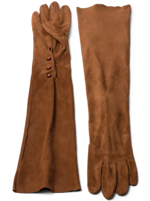 Prada Handschuhe aus Wildleder