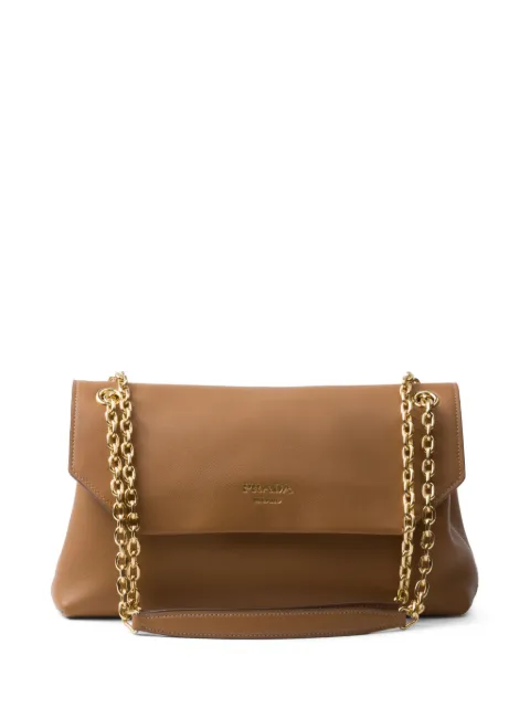 Prada شنطة كتف جلد متوسطة