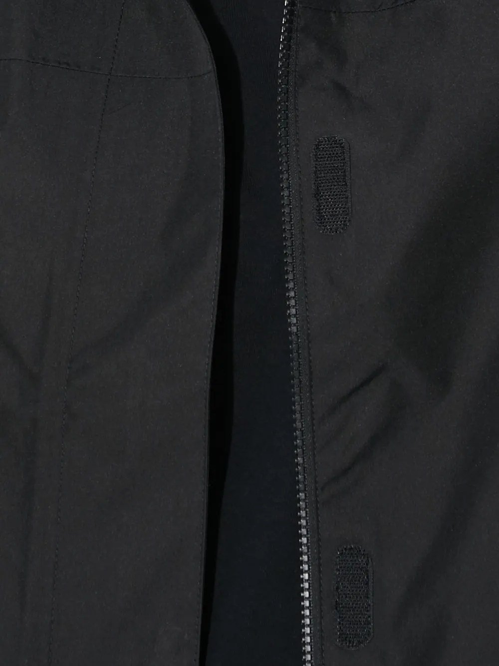 Helly Hansen Vancouver Hooded Zip-up Rain Jacket In Black