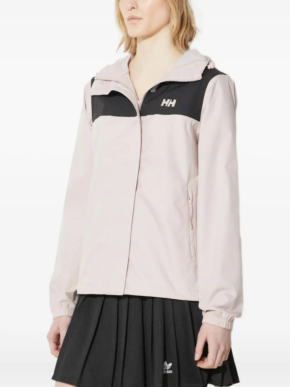 Helly Hansen Vancouver regenjack met colourblocking en capuchon Roze