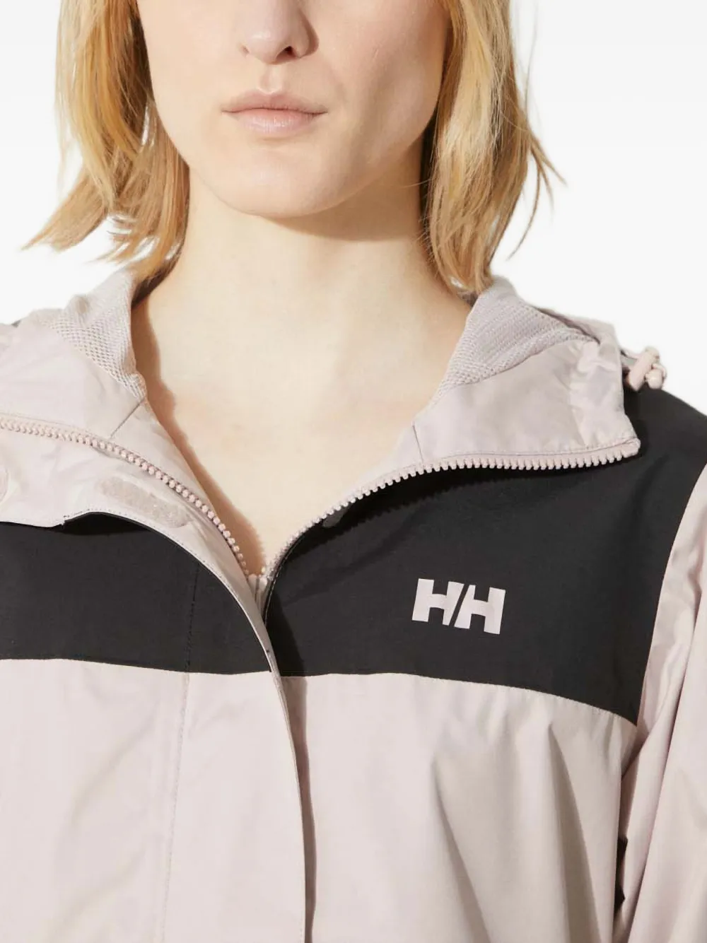 Helly Hansen Vancouver regenjack met colourblocking en capuchon Roze