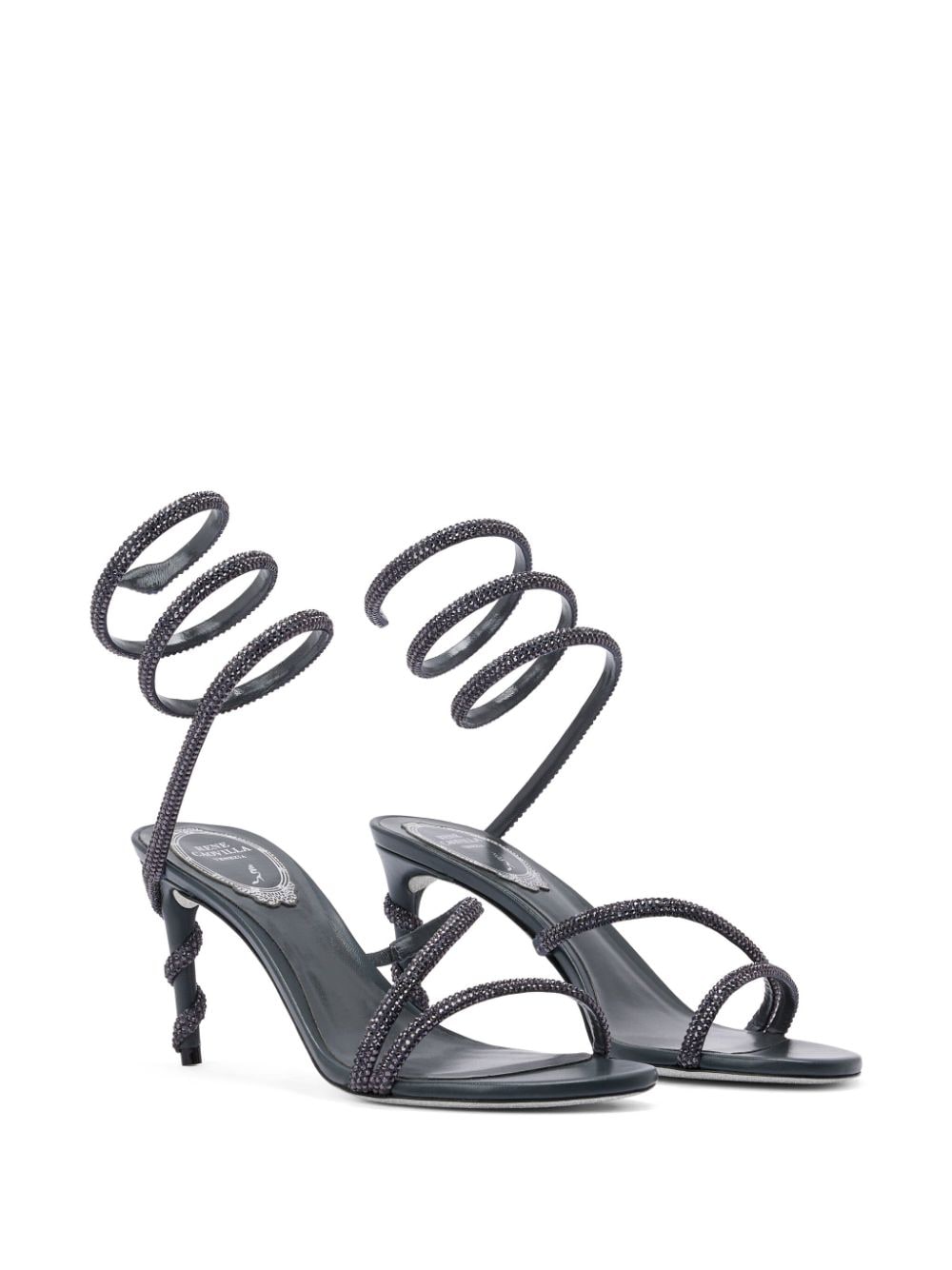 René Caovilla 80mm Margot sandals - Grijs