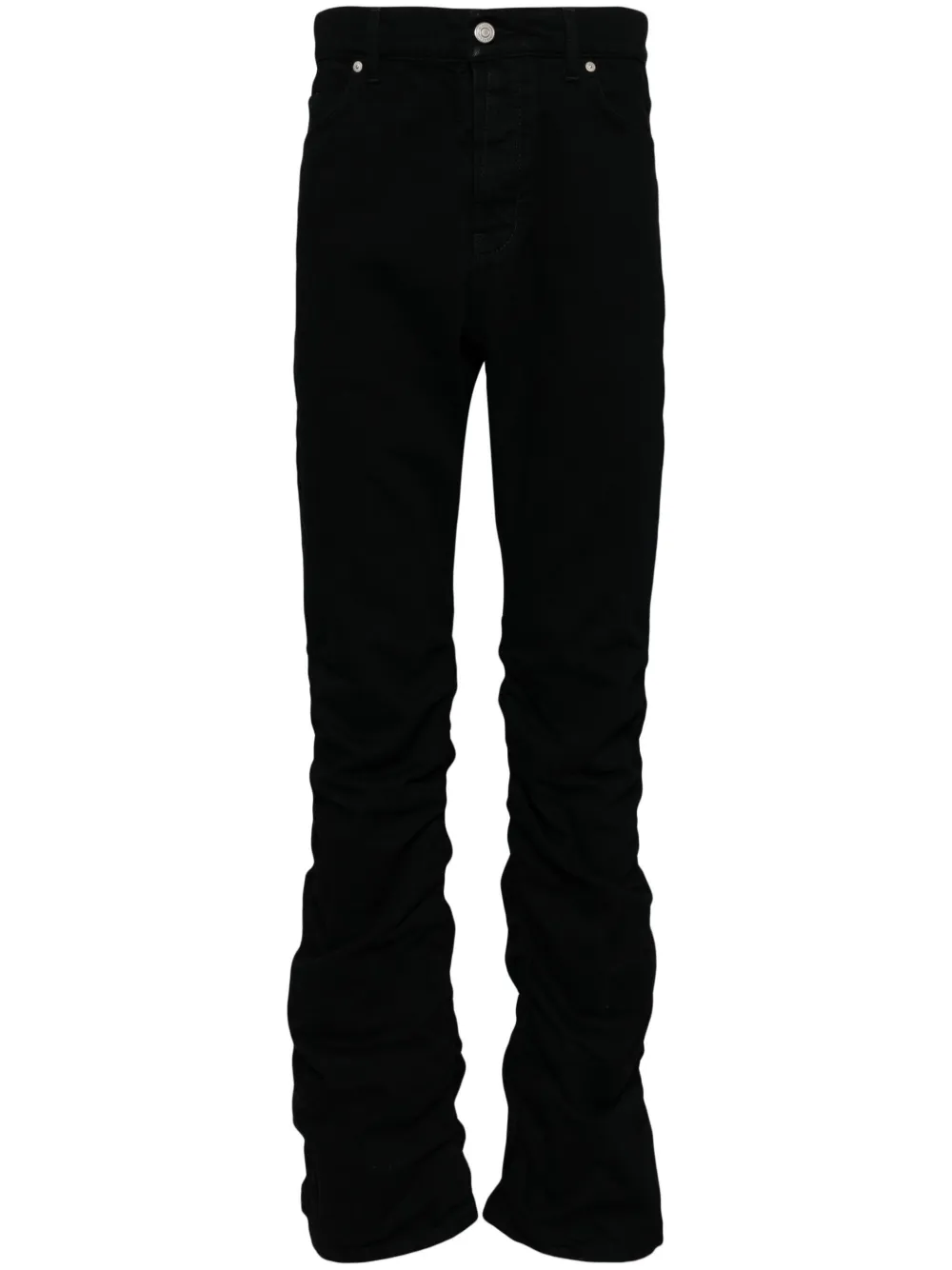 B1ARCHIVE draped jeans | Black | Image 1