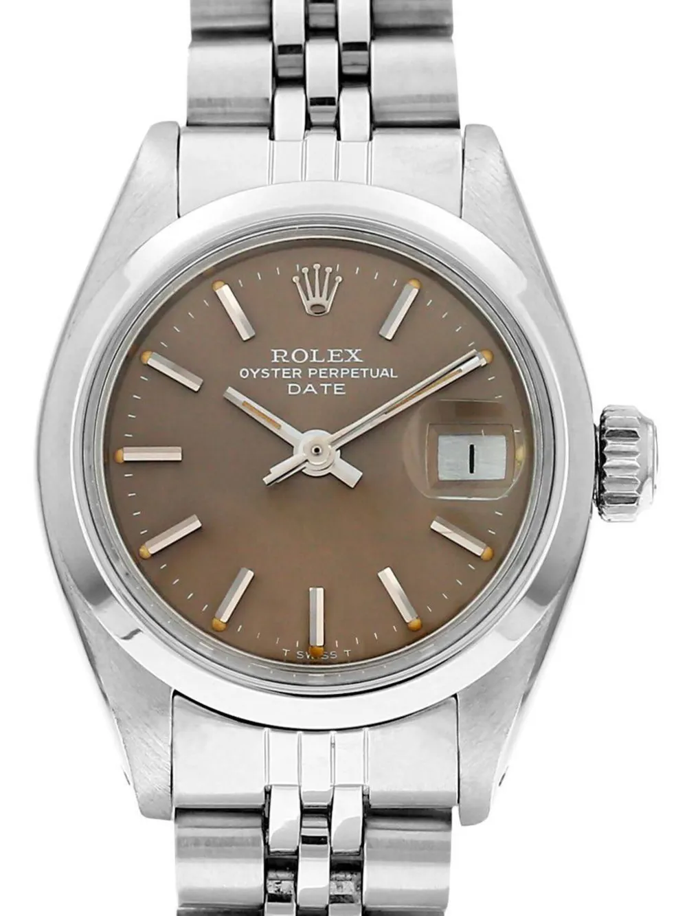 Rolex 1979 pre-owned Oyster Perpetual Date 26mm - Bruin