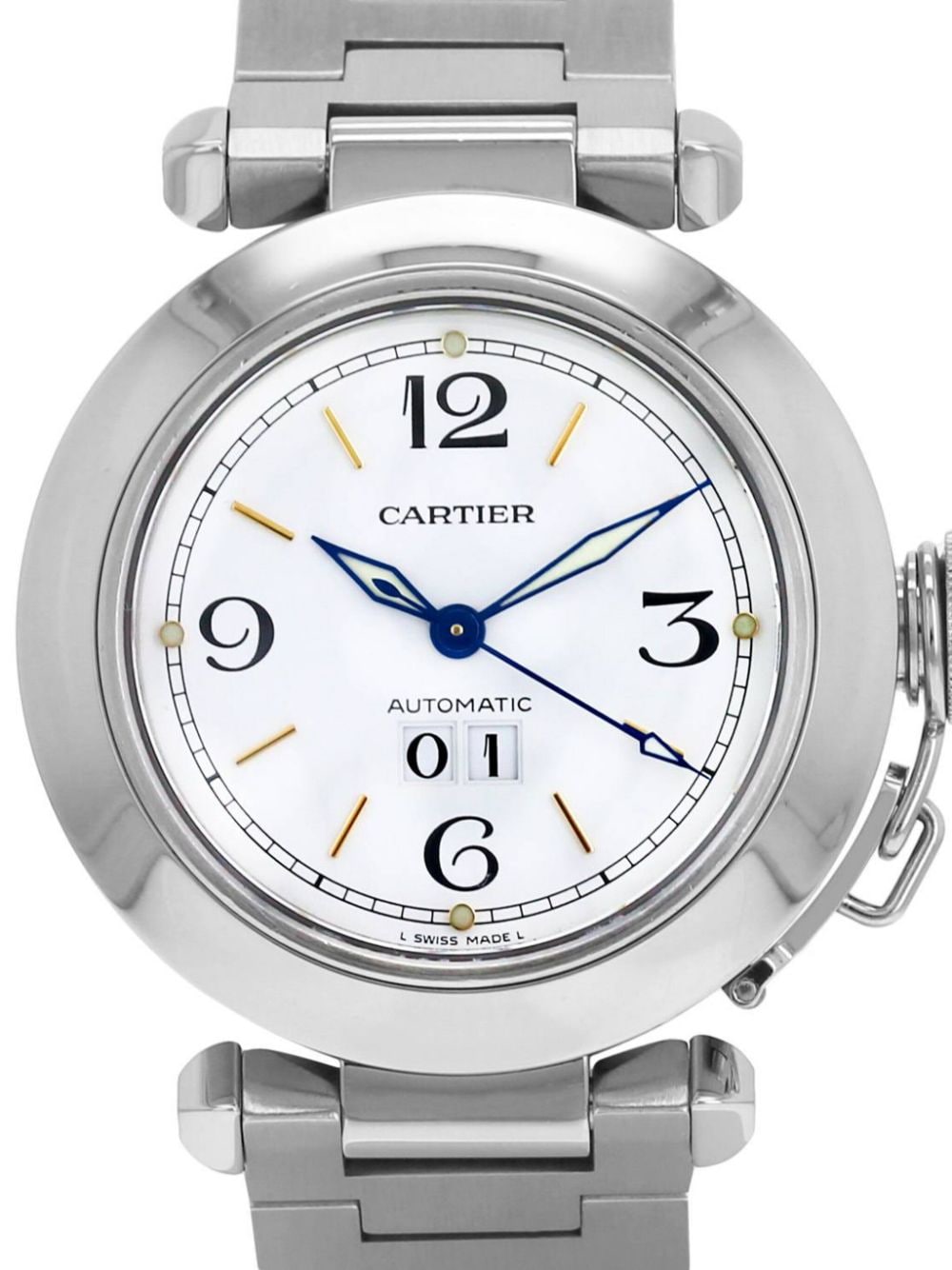 Cartier 2000s pre-owned Pasha 35.5mm - Wit