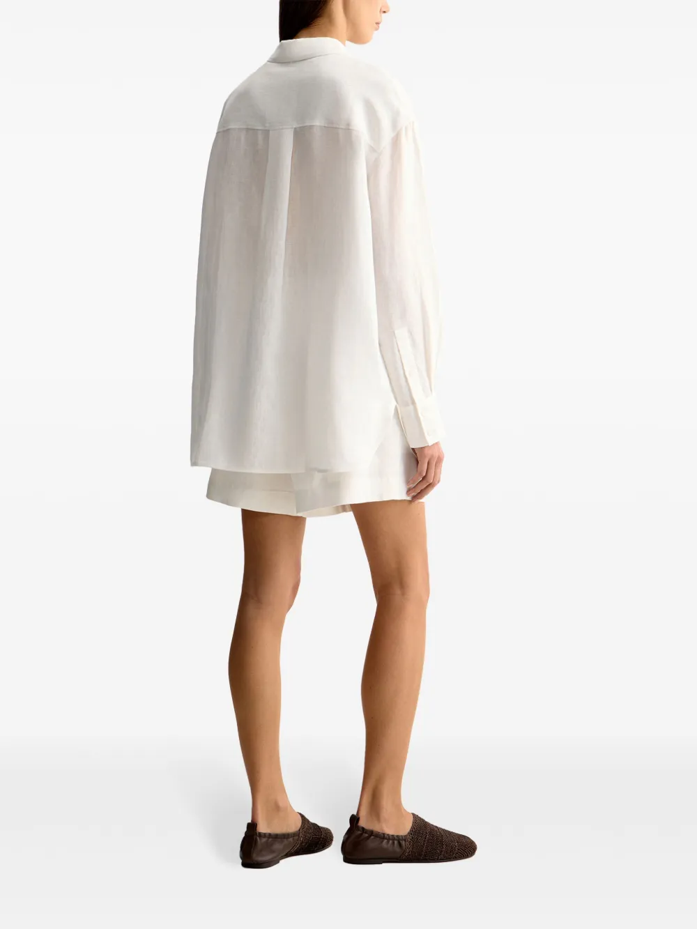 12 STOREEZ High waist shorts Wit