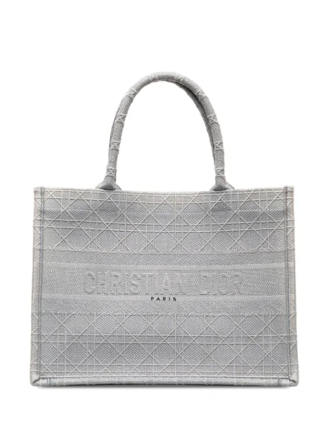 Christian Dior Pre-Owned 2020 Medium Cannage Embroidered Book tote bag