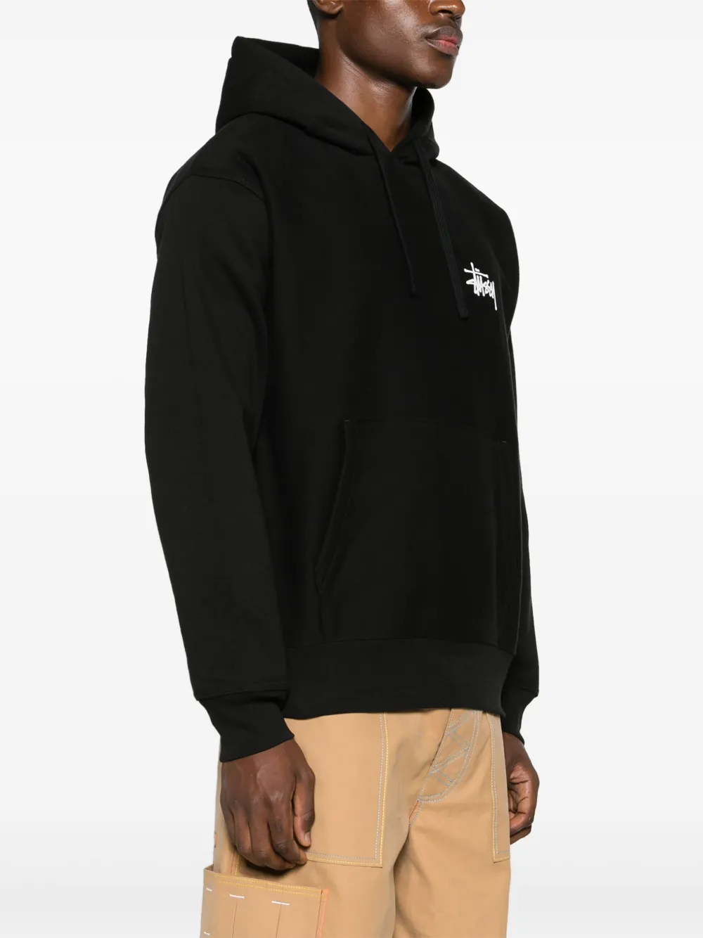Stüssy Hoodie met logoprint Zwart