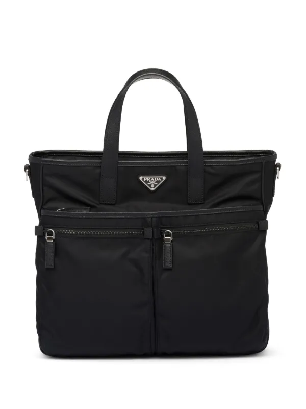 Prada Nylon Tote popular Bag