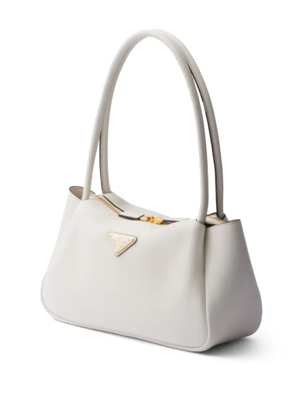 Prada white tote sale