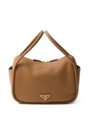 Prada Darling Suede Tote Bag | Brown | FARFETCH