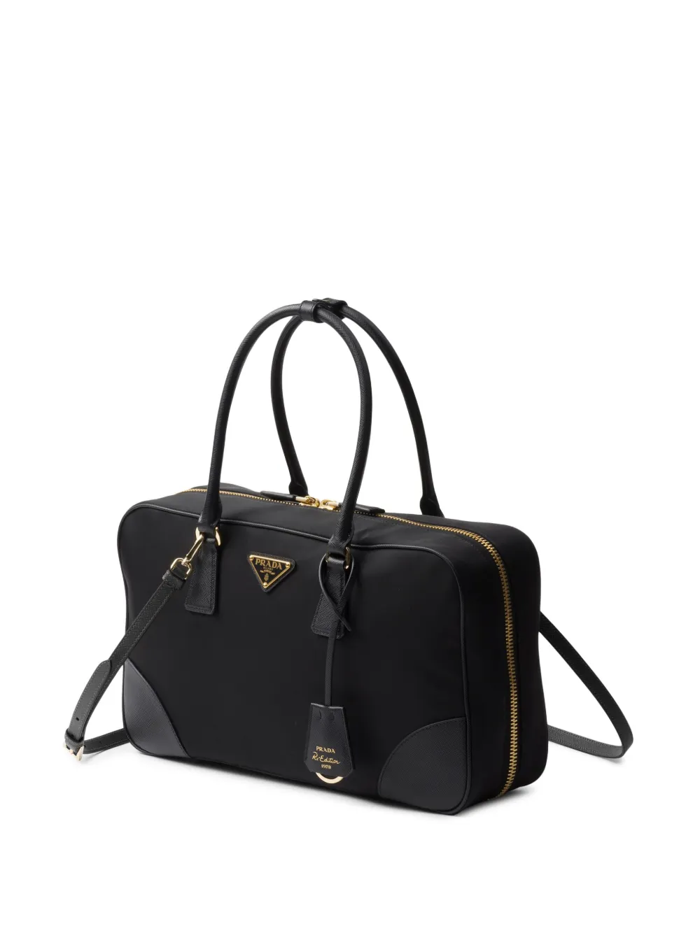 Prada Re-Edition 1978 grote shopper Zwart