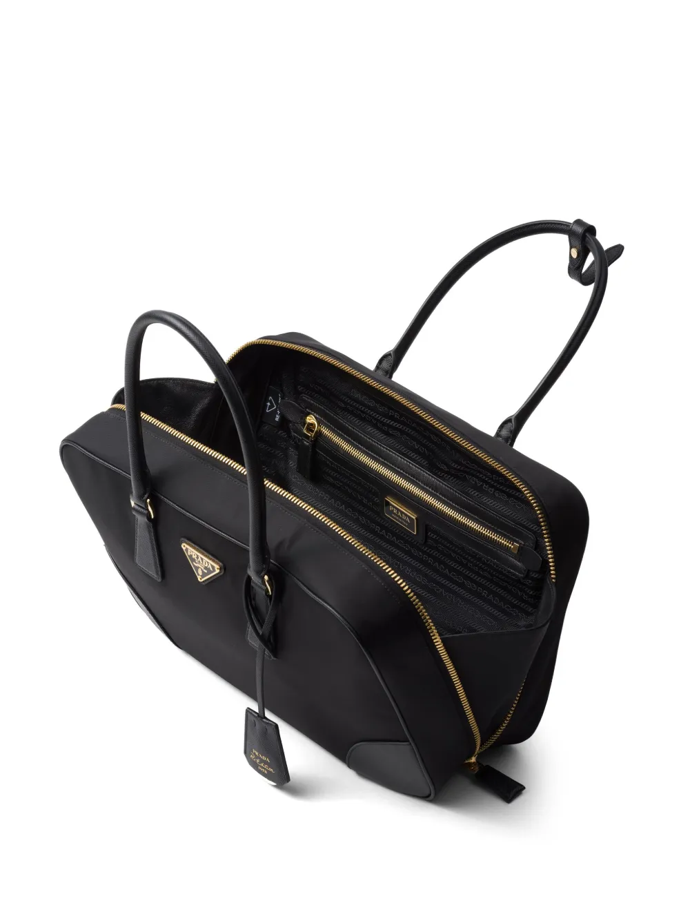 Prada Large Re Edition 1978 Tote Bag Black FARFETCH UK