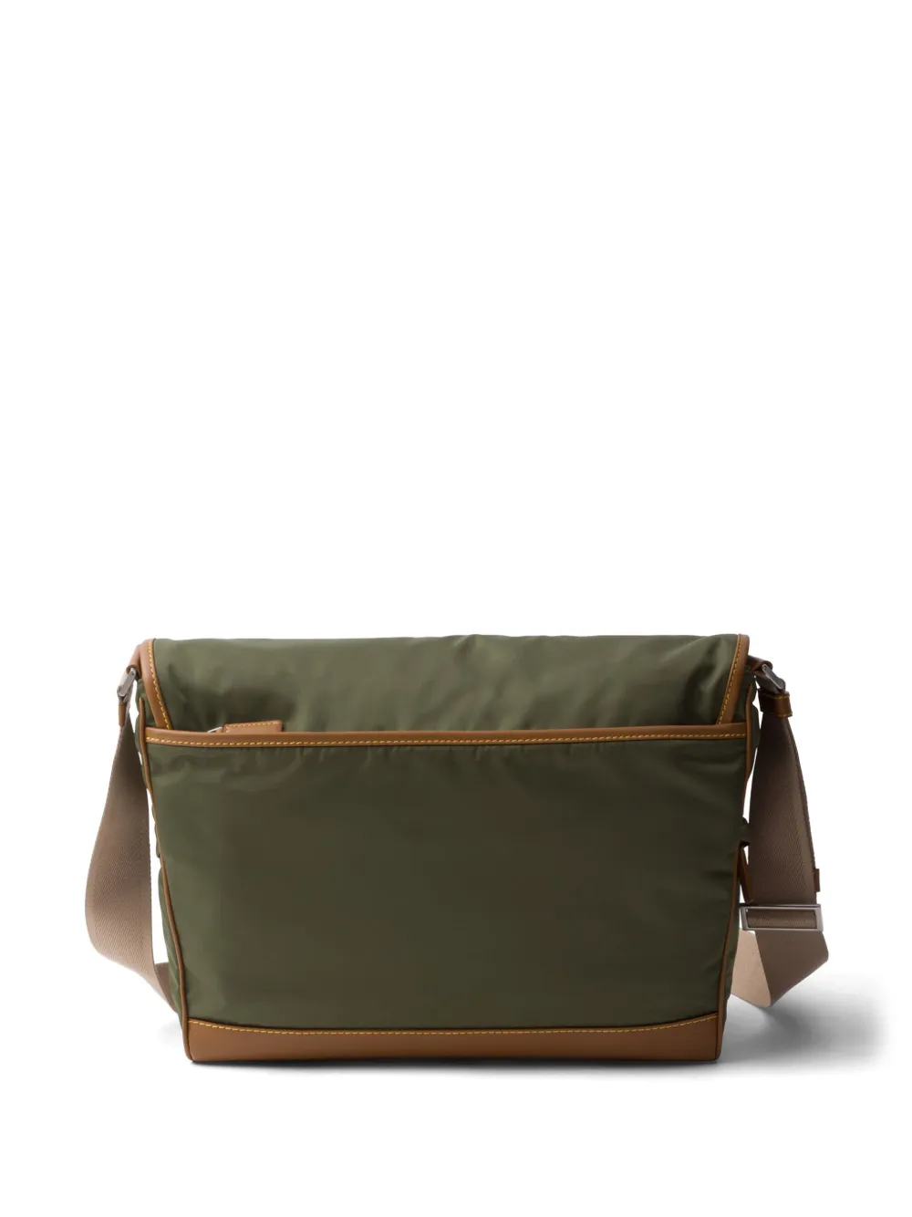 Prada Leren schoudertas Groen