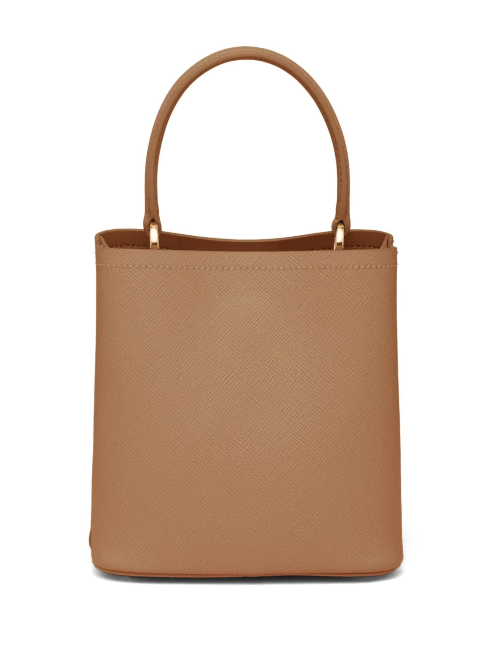 Prada Panier leren tas Bruin