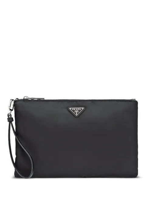 Pochette Re-Nylon à logo triangle - Prada - Modalova