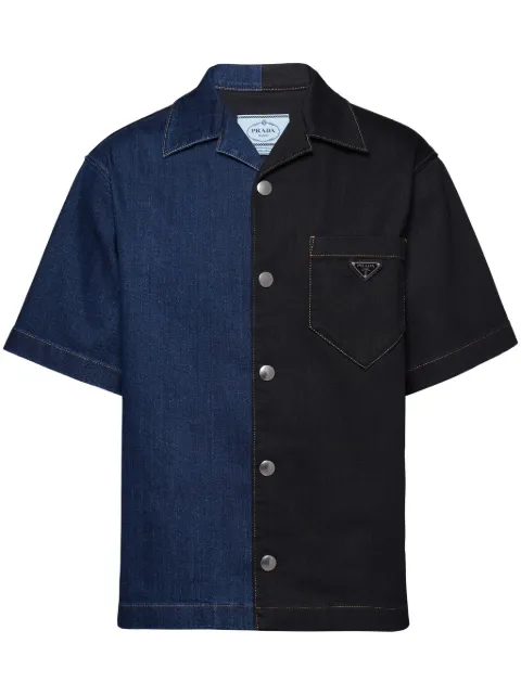 Prada Double Match denim shirt