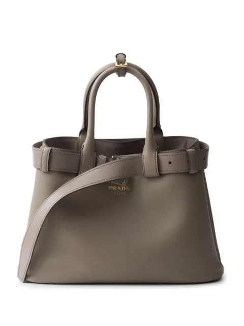 Prada medium belted leather handbag