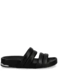 DKNY logo sandals - Black