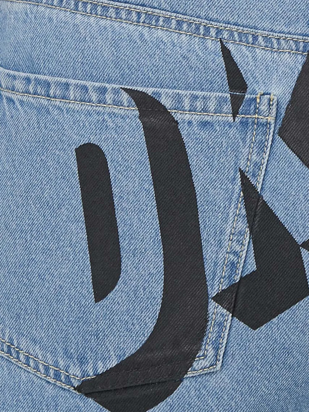 DKNY Jeans met print Blauw