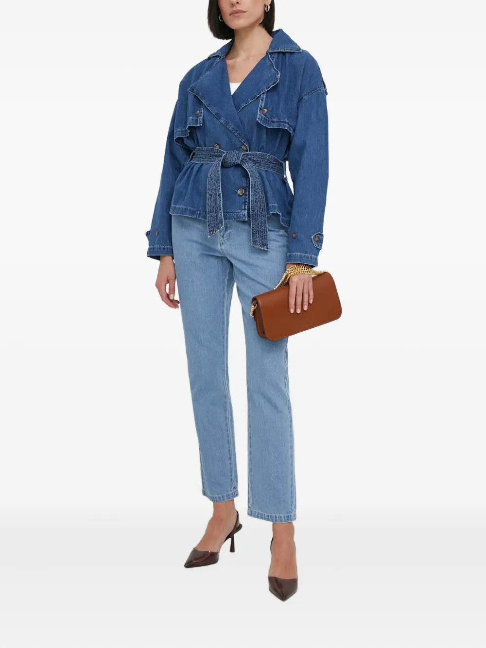 DKNY Jeans met print - Blauw