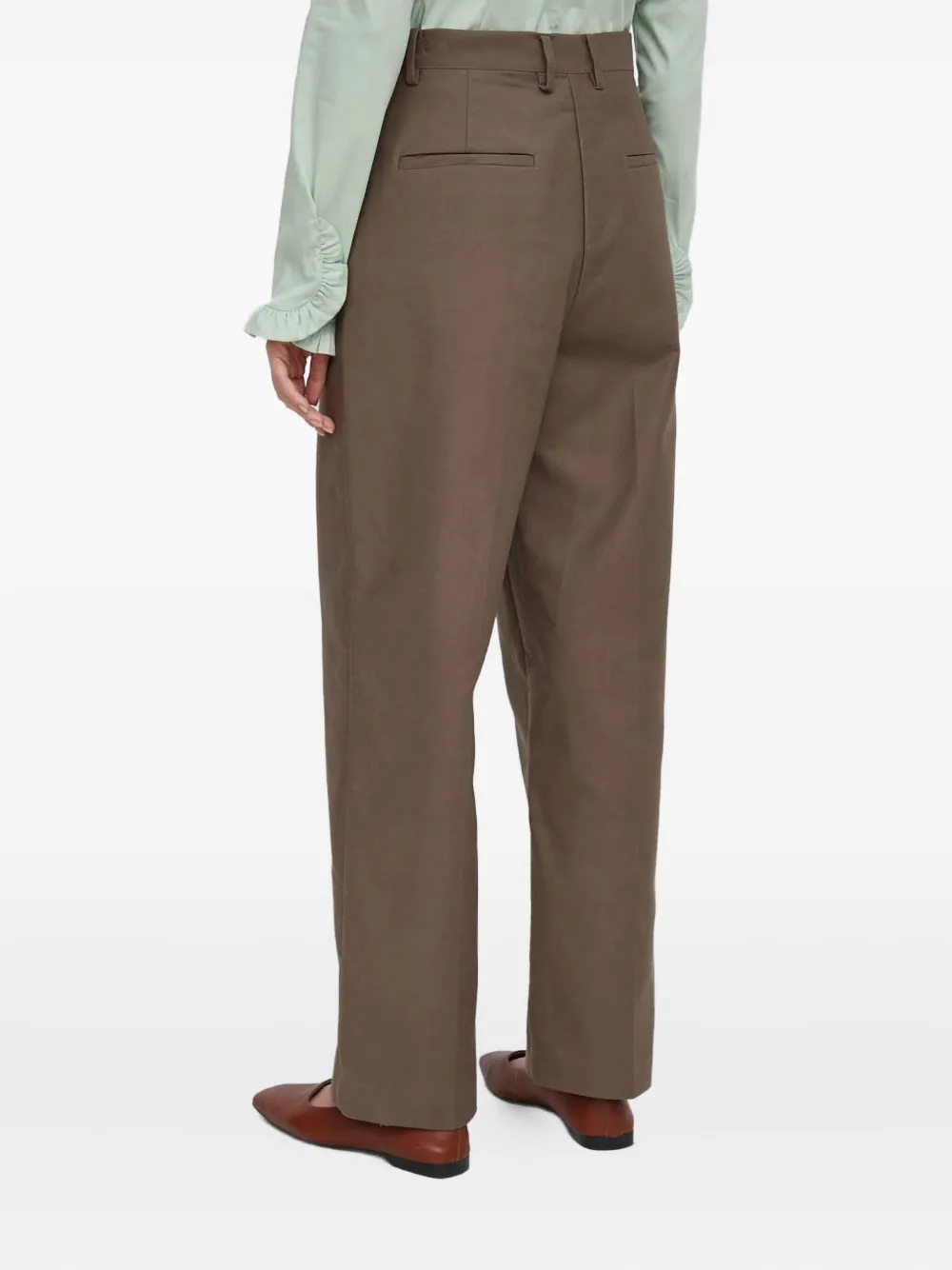  Dkny Pleated Trousers - Brown 