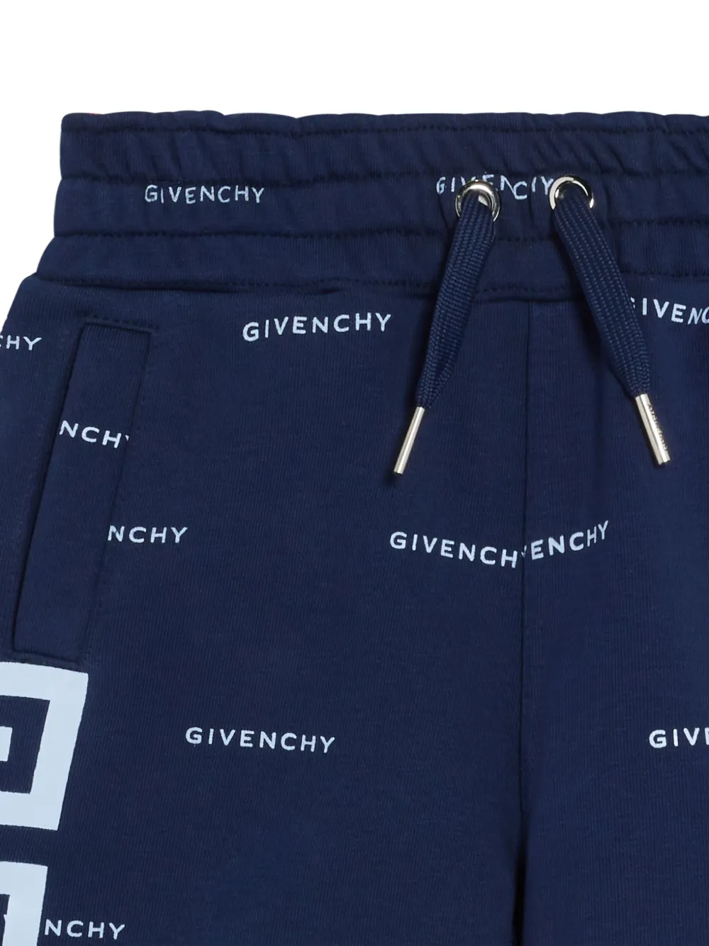 Givenchy Kids Shorts met logoprint Blauw
