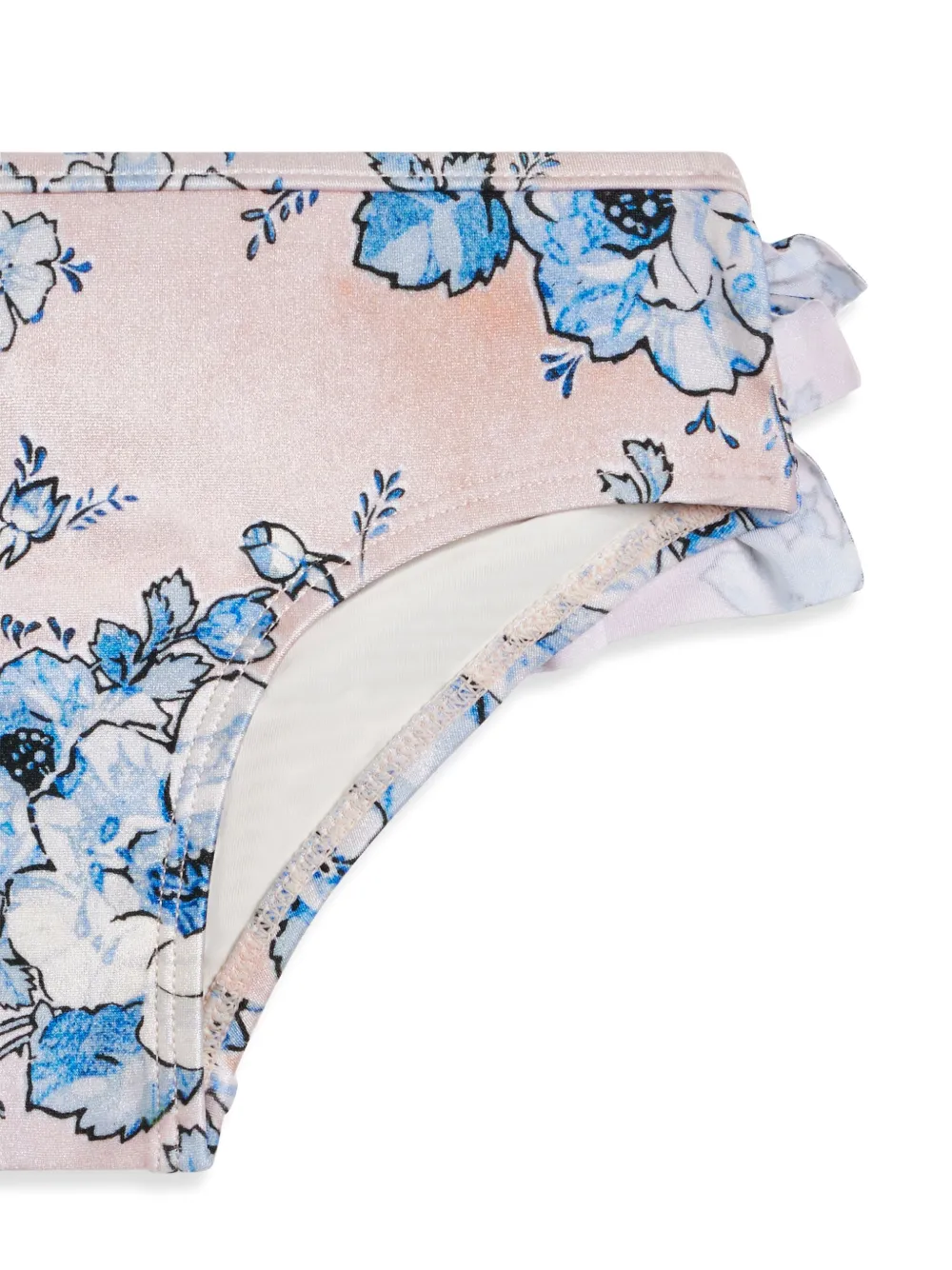 ZIMMERMANN Kids Halliday Frill bikinislip Roze
