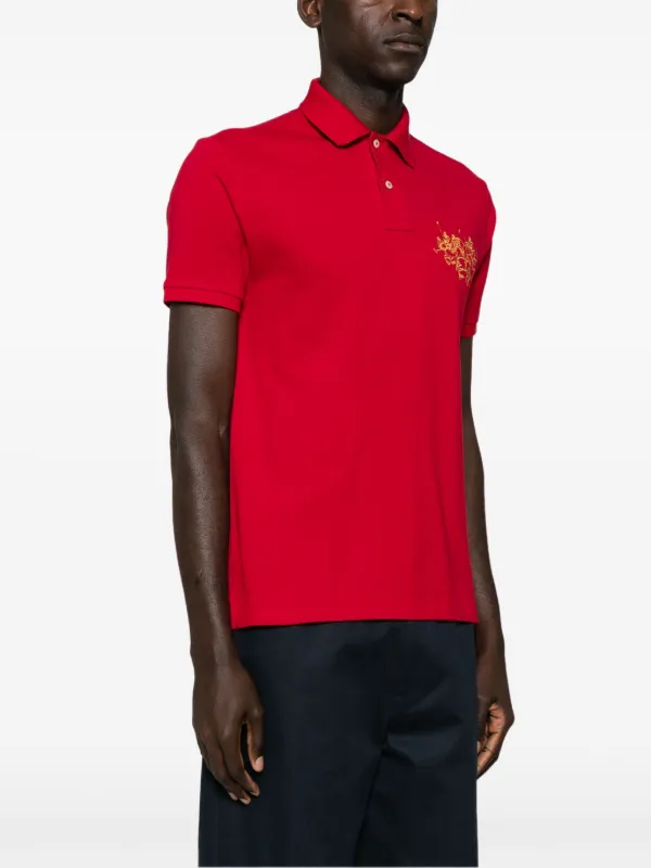 【送料&関税込】Polo Ralph Lauren Logo Embroidered Rib Trim Polo Ralph Lauren logo-embroidered three-pack T-shirt