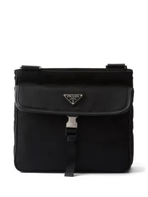 Prada Re-Nylon メッセンジャーバッグ | ブラック | FARFETCH JP