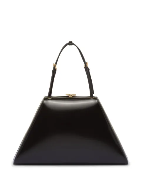 Prada patent-leather tote bag