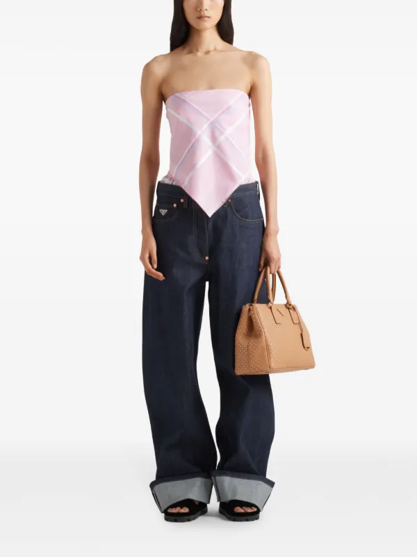 Prada ガレリア ハンドバッグ L | ニュートラル | FARFETCH JP