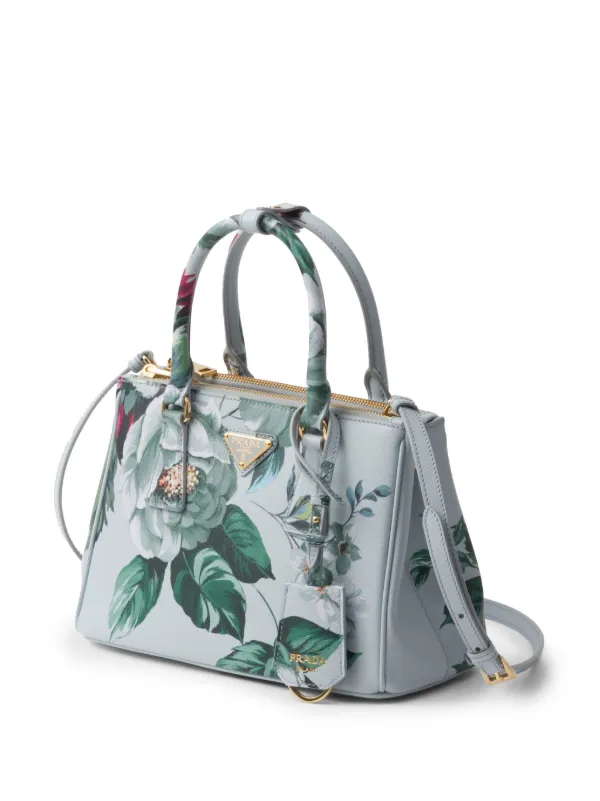 Prada ガレリア サフィアーノレザー ハンドバッグ | ブルー | FARFETCH JP