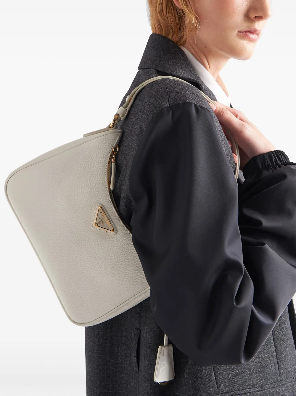 Prada Re-Edition schoudertas Wit