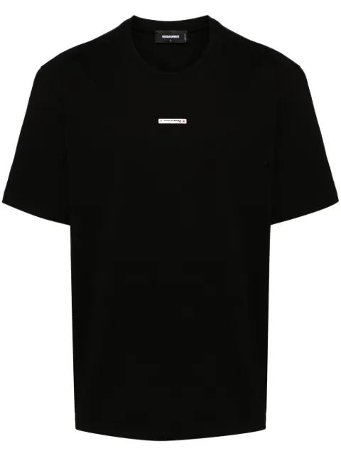 DSQUARED2 logo-patch cotton T-shirt 