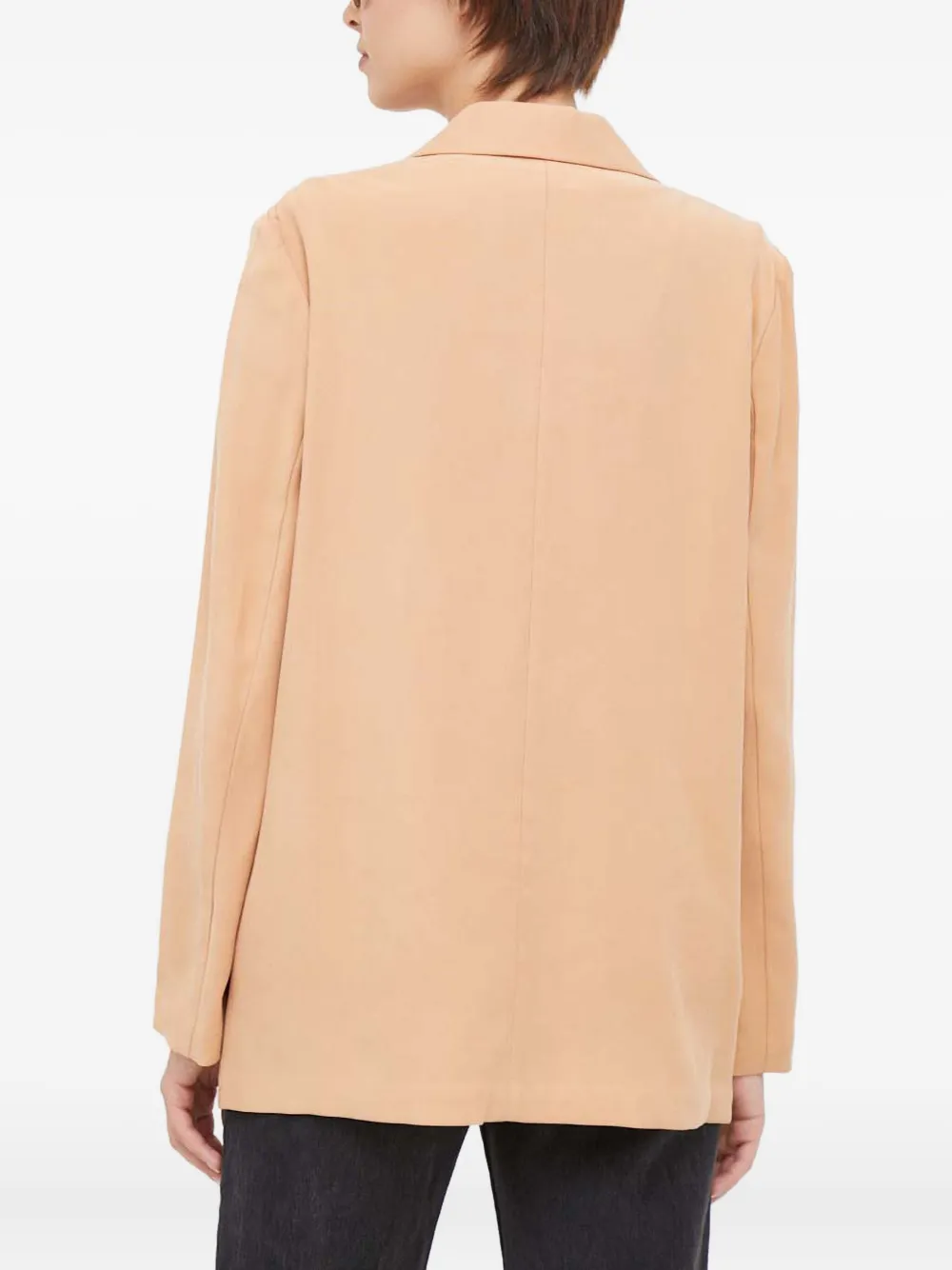 DKNY Blazer met enkele rij knopen Bruin