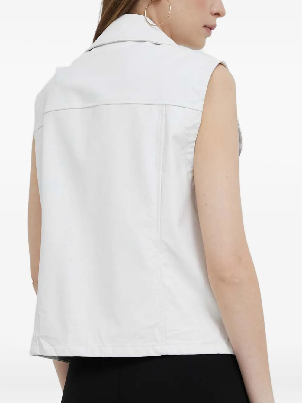 DKNY Gilet met rits Wit