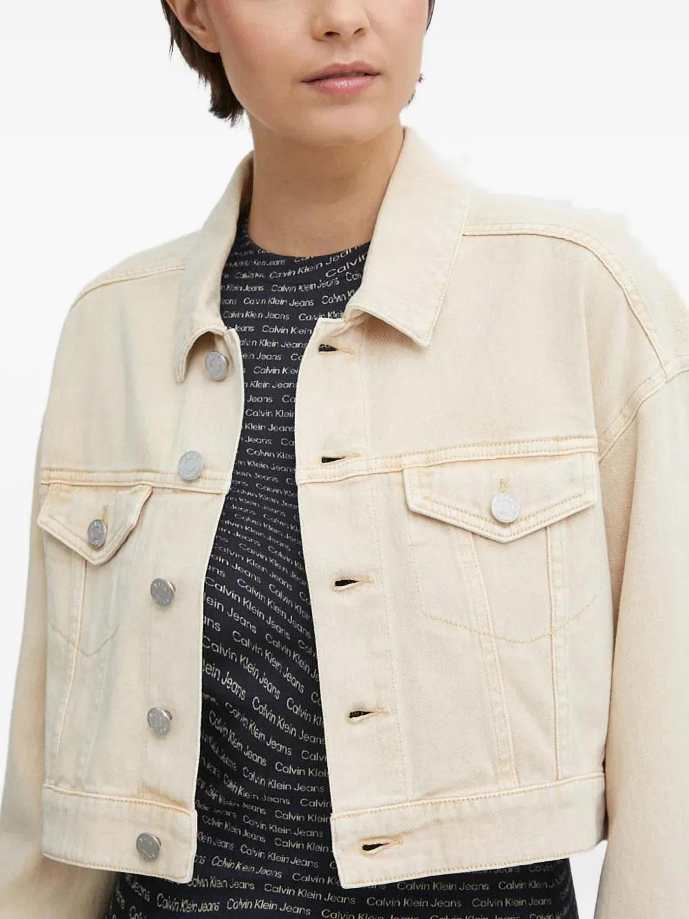 DKNY Jack met logoprint Beige