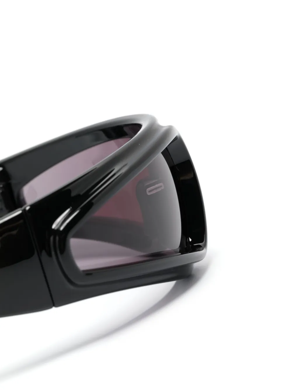 Rick Owens Biker-frame Sunglasses In Black