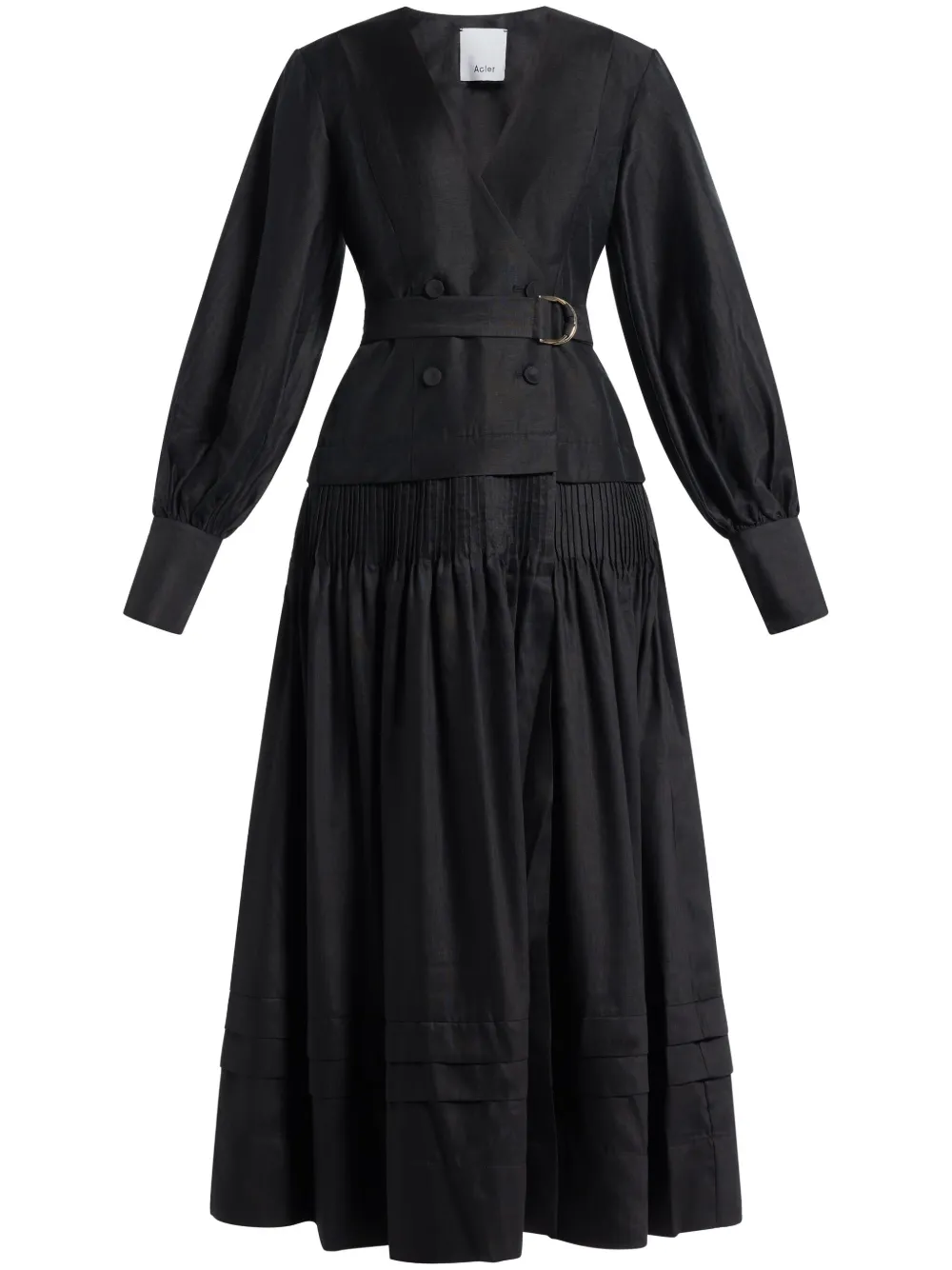 Acler Penfold midi dress | Black | Image 1