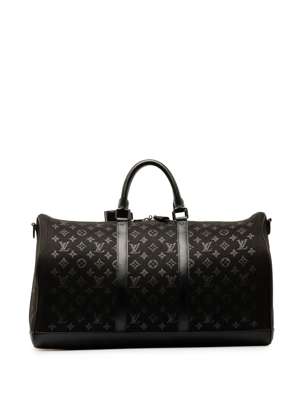 Louis Vuitton Pre-Owned 2021 Monogram Light Up Keepall Bandouliere 50 travel bag - Zwart