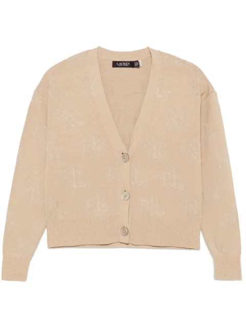 Lauren Ralph Lauren cardigan à logo en jacquard