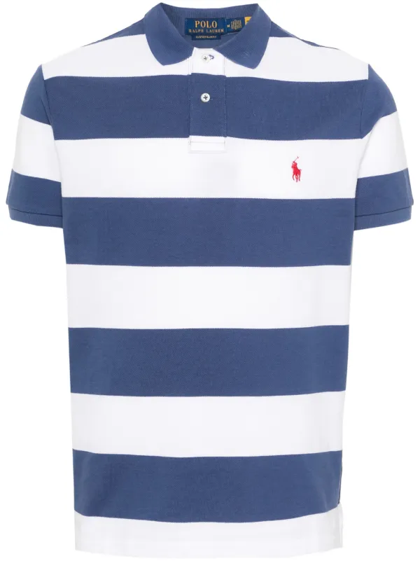 Polo Ralph Lauren Polo Pony embroidered Polo Shirt Blue FARFETCH PH