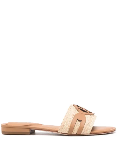 Lauren Ralph Lauren Alegra leather slides