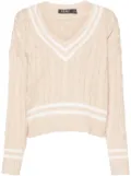 Lauren Ralph Lauren Tedurph cable-knit jumper - Neutrals