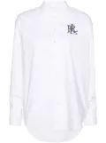 Lauren Ralph Lauren logo-embroidered poplin shirt - White