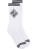 Polo Ralph Lauren logo-embroidered socks - White