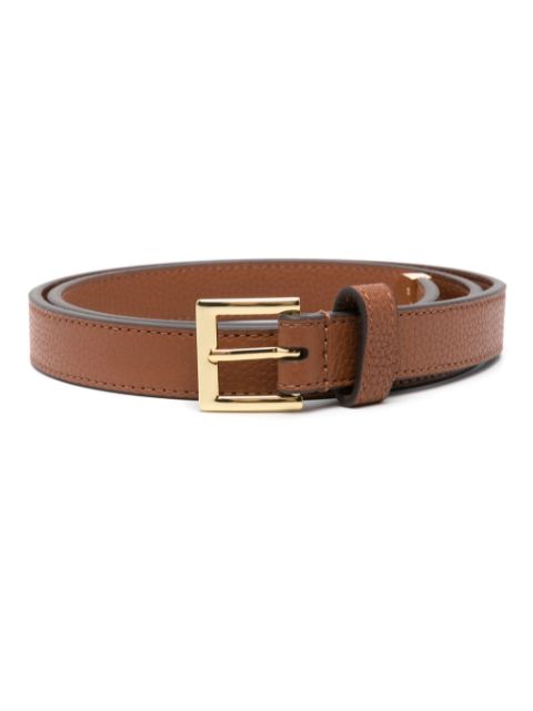 Lauren Ralph Lauren logo-engraved leather belt Women