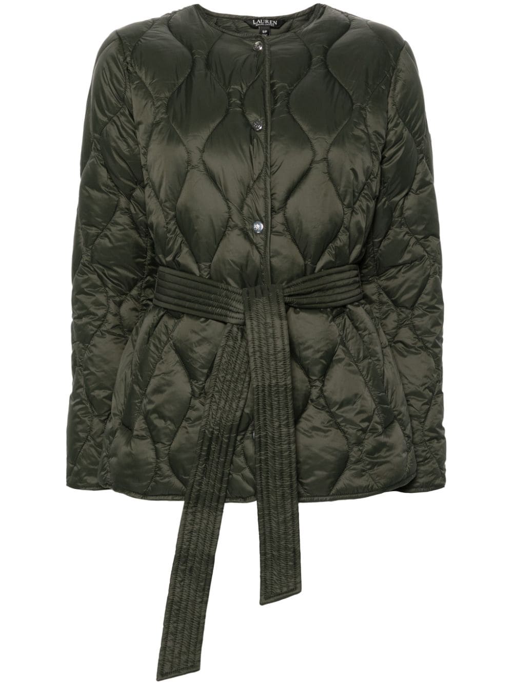 Lauren Ralph Lauren Quilted Puffer Jacket In Green