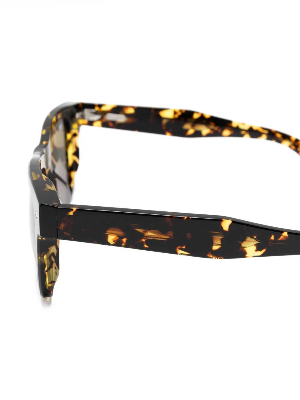 Oliver Peoples N.04 zonnebril met schildpadschild-effect Zwart